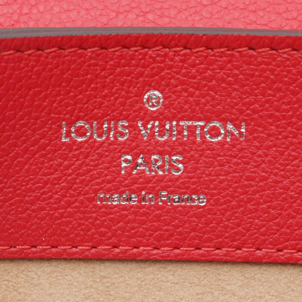 Louis Vuitton Lockme Ruby Backpack Red Taurillon … - image 4